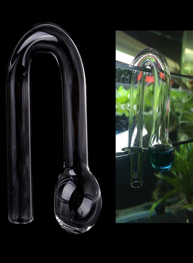 Bilindasly 1PCS CO2 Drop Checker J Shape Glass Hang On Monitor CO2 Indicator for Aquarium Planted Fish Tank - Image 1